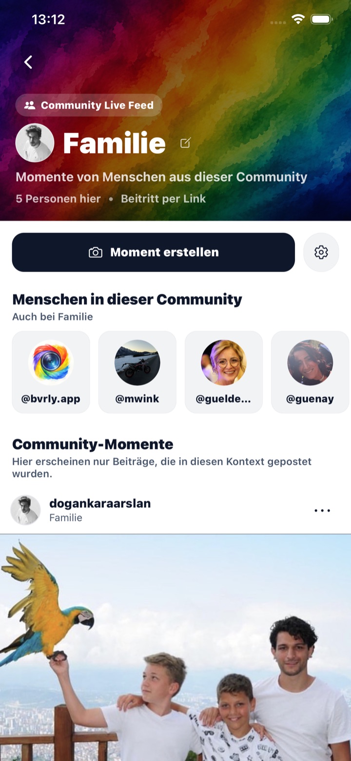 ciaorelated community feed screen